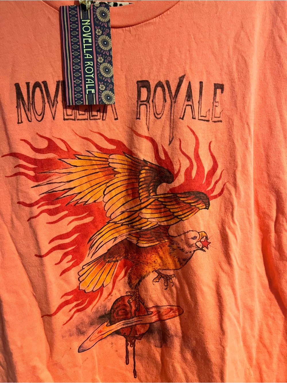 Novella Royale Graphic Tee - Eagle Mick 🦅 L - NWT - Picture 6 of 10